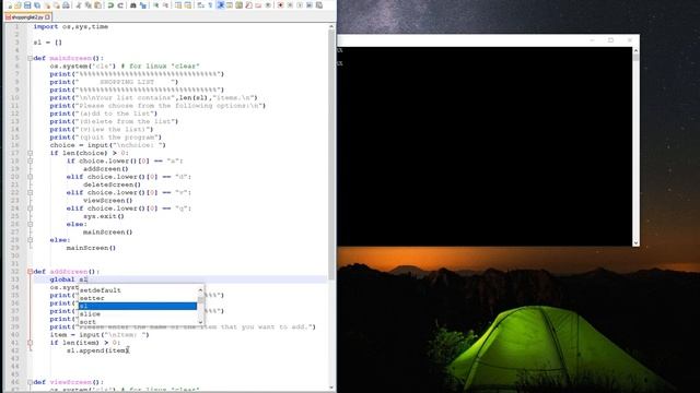 Python - Shopping list program beginner's tutorial смотреть онлайн