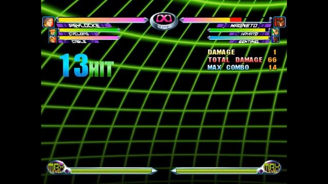 Marvel vs. Capcom 2 - EZ Psylocke Combos смотреть онлайн