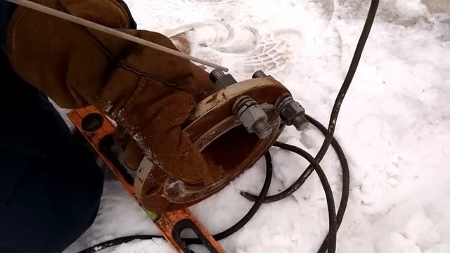 Сварка Фланца/ flange welding смотреть онлайн