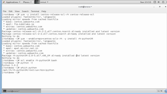install Python 3 4 in centos 7 смотреть онлайн