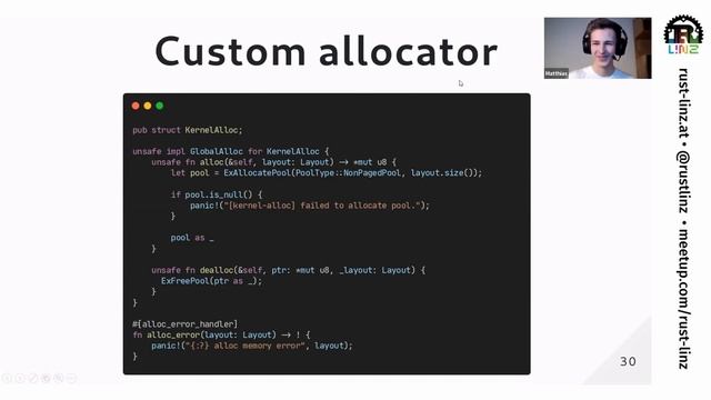 Rust Linz, October 2020 - Matthias Heiden - Writing a Kernel Driver with Rust смотреть онлайн