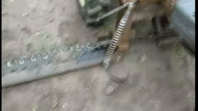 Саморобна сегментна, бокова косарка 120см до мотоблока смотреть онлайн