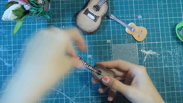 ОТКРЫТКА С ГИТАРОЙ Как сделать открытку СКРАП Открытка Своими руками Scrapbooking Postcard DIY смотреть онлайн