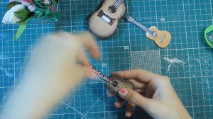 ОТКРЫТКА С ГИТАРОЙ Как сделать открытку СКРАП Открытка  Своими руками  Scrapbooking Postcard DIY