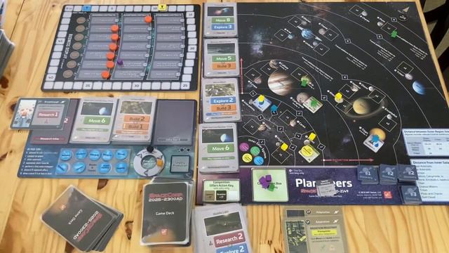 SpaceCorp 2025-2300 AD Board Game I Solo Playthrough (Planeteers) смотреть онлайн