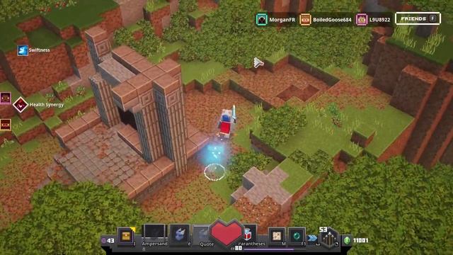 Minecraft Dungeons Beta: Obsidian Chest in Main Village Map (camp) смотреть онлайн