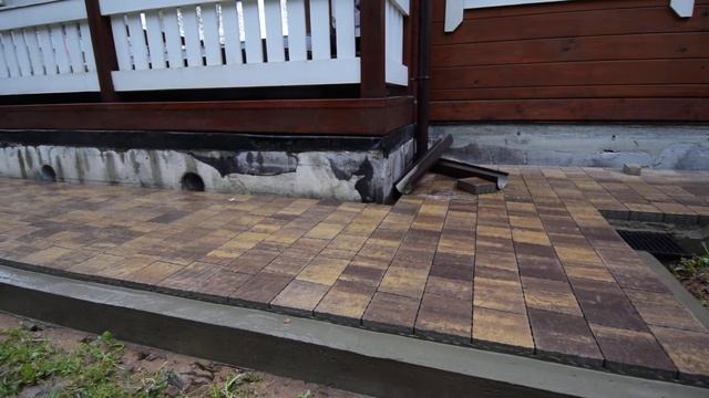 Брусчатка дмитровка завода Штейнгот . Примеры укладки . смотреть онлайн