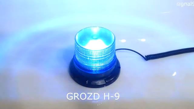 Синий светодиодный маячок GROZD H 9 смотреть онлайн