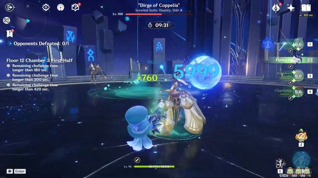 New Spiral Abyss 4.5 - C0 Neuvillette Hyper Carry & C0 Hu Tao Chiori Double Geo | Genshin Impact【原神 смотреть онлайн