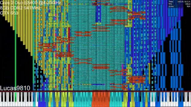 [Black MIDI] 4.23GHz Core 2 Duo E8400 vs 9KX2 смотреть онлайн
