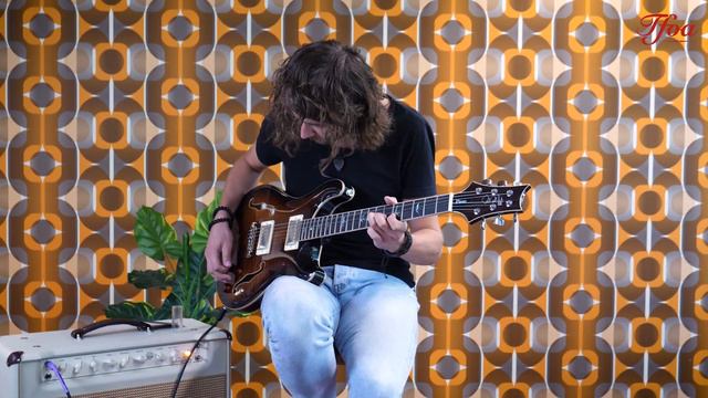 PRS SE Hollowbody II Piezo Black Gold played by Jim Zwinselman | Demo @ The Fellowship of Acoustics смотреть онлайн