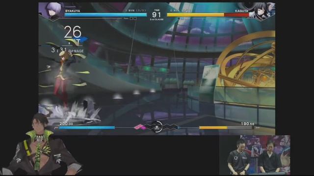 UNDER NIGHT IN-BIRTH II [SYS:CELES] Tokyo Game Show Day 3 Byakuya vs. Kaguya смотреть онлайн