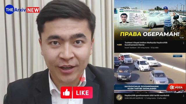 ENDI O'ZBEKISTONDA 189ming Sõmga Prava Olish Mumkin?  2023 Yil