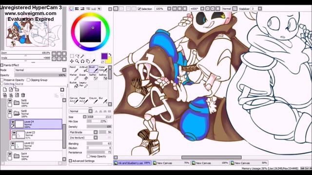 Ink and Swap!Sans [SPEEDPAINT] смотреть онлайн