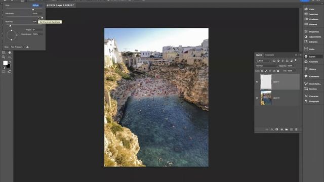 Spot Healing Brush Tool - Adobe Photoshop смотреть онлайн