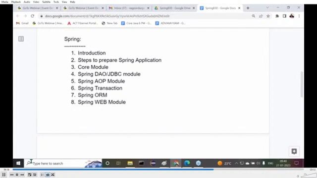Java Frameworks Package tutorials by Mr. Nagoor Babu Sir смотреть онлайн