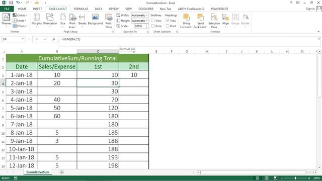 Cumulative Sum in Excel in Hindi смотреть онлайн