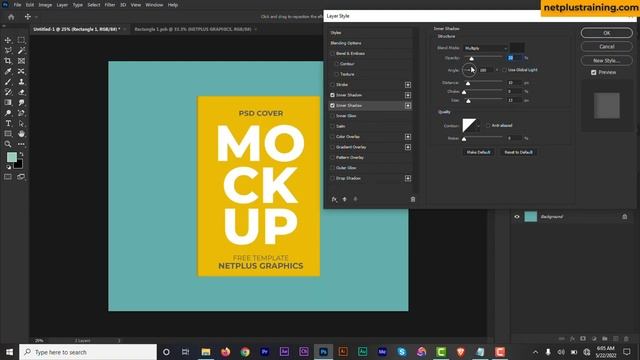 How to Design 3D Book Cover Mockup in Photoshop смотреть онлайн