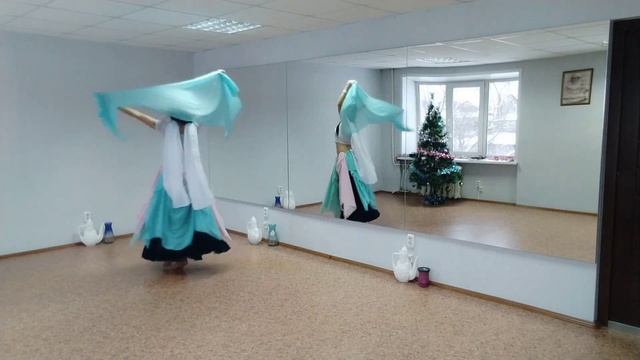 Танец живота.(6). 2 вуали. " Милена". исп. Ульяна Камышникова. (3.01.2023.) смотреть онлайн