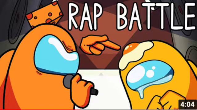 [1 HOUR] "Mr. Cheese vs. Mr. Egg" Among Us Song (Animated Rap Battle) смотреть онлайн