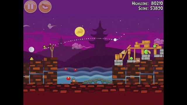 Angry Birds Seasons Mooncake Festival 1-3 Walkthrough 3 Star смотреть онлайн