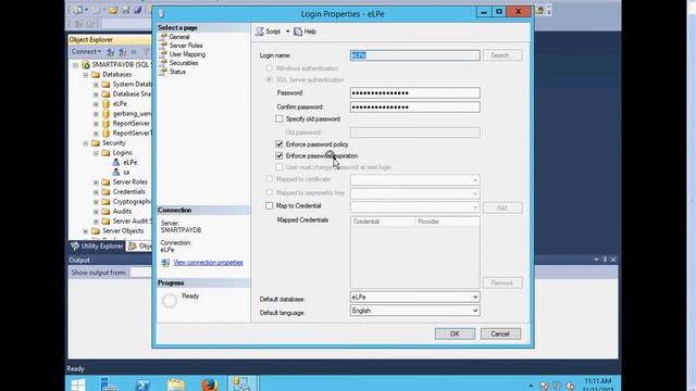 Change grant access database microsoft SQL server 2012 Management Studio video guide смотреть онлайн