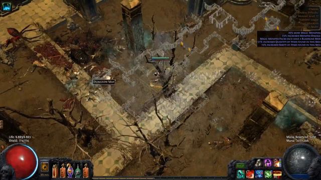 [Path of Exile] Chateau Map Run смотреть онлайн