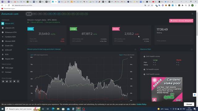 РОСТ БИТКОИНА ОКОНЧЕН ,ДАЛЬШЕ ТОЛЬКО ВНИЗ!ОБВАЛ СКОРО ПРОДОЛЖИТСЯ! смотреть онлайн