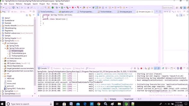 how to send sms using Spring Boot | send sms using Twilio Spring Boot | send sms using Twilio Java смотреть онлайн