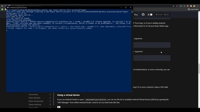 Instalando e configurando Flipper Debugger no Windows10 смотреть онлайн