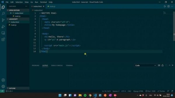 [JavaScript Intro] How to See Your Code Output?