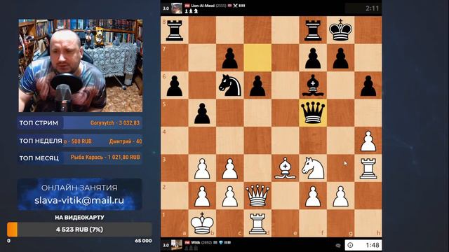 Шахматы. Ночной Титульный Вторник на Chess.com смотреть онлайн