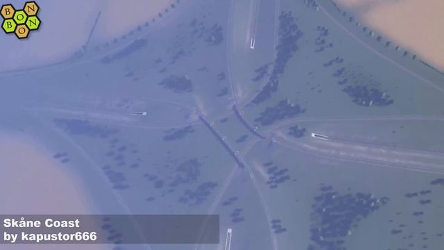 Cities Skylines - What Map - Map Review 398 - Skåne Coast смотреть онлайн