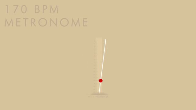170 BPM Metronome - 1 Hour Metronome 170 BPM смотреть онлайн