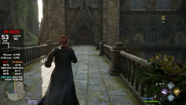 Hogwarts Legacy RX 580 - RX 6600 | Medium - High - Ultra - FSR смотреть онлайн