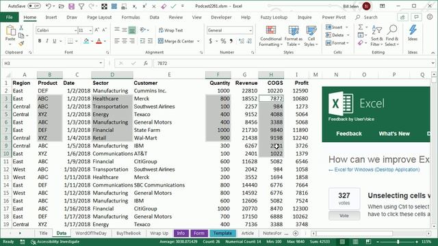 Excel Selection Magic: Unselect Cells with Ease - Episode 2262 смотреть онлайн