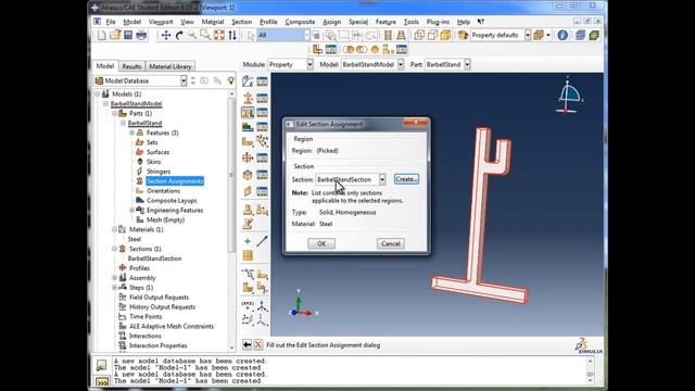 Getting Started With Abaqus | SIMULIA Tutorial смотреть онлайн