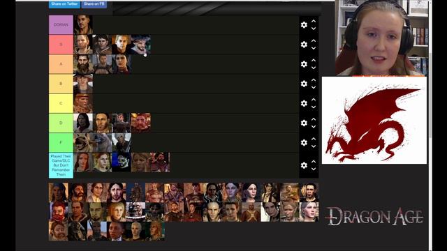 Ranking ALL Dragon Age Companions - Tier List смотреть онлайн