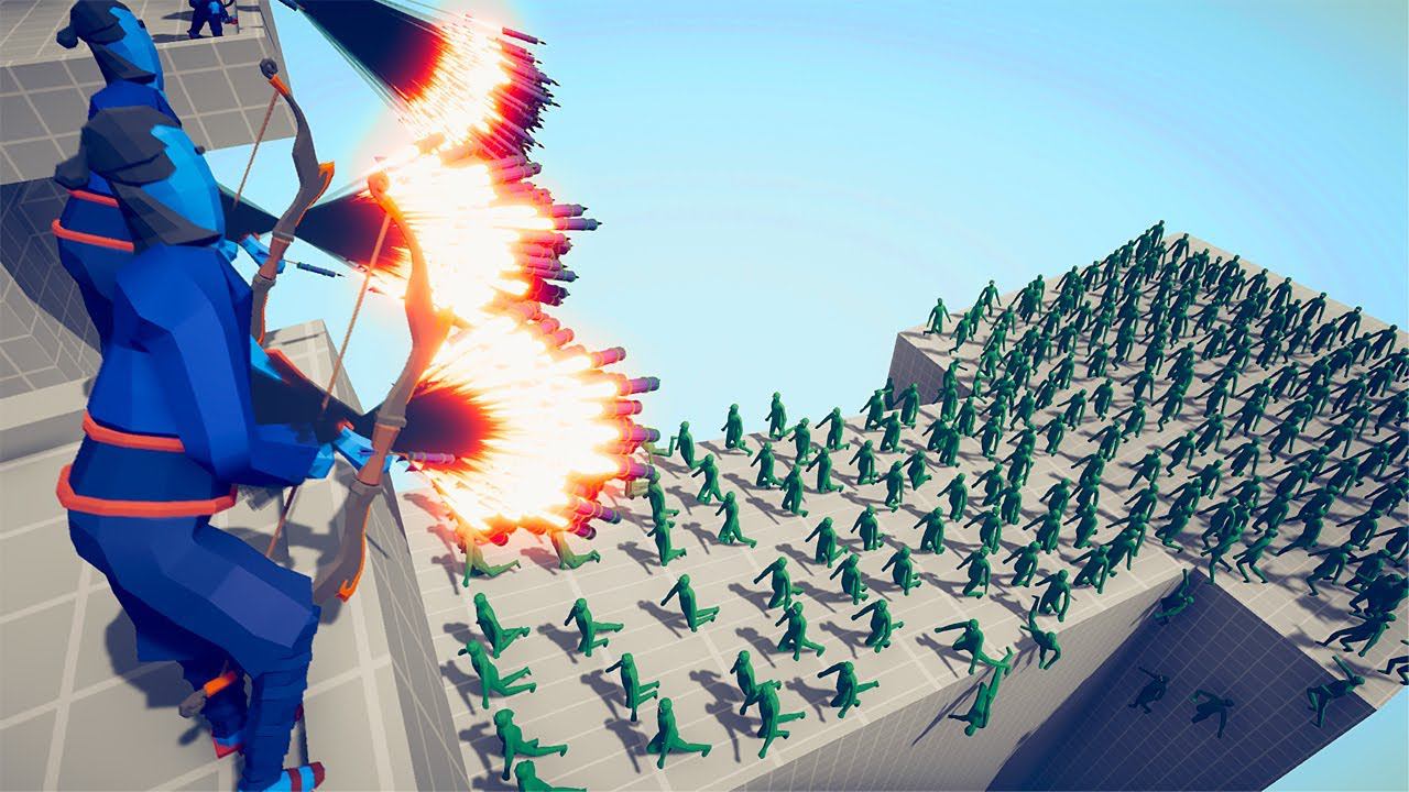 100x ZOMBIE Vs 4x EVERY GOD - Totally Accurate Battle Simulator TABS