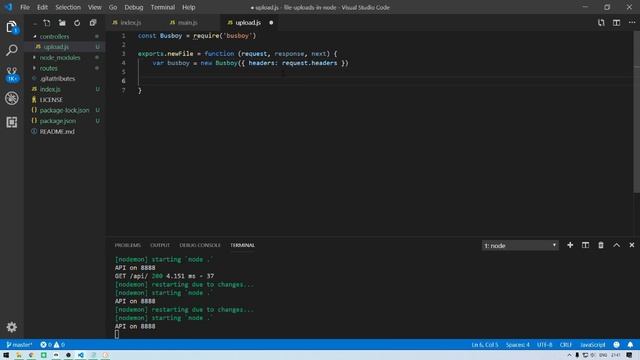 KM | Handling File Uploads in Node - Cloud Service Part 1 смотреть онлайн