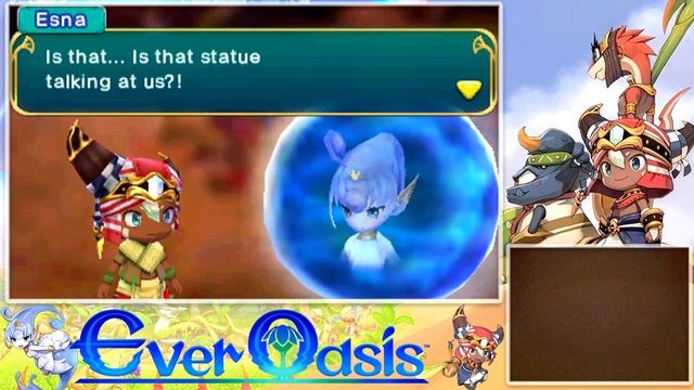Ever Oasis Walkthrough - Part 8: The First Boss, Baastu! смотреть онлайн