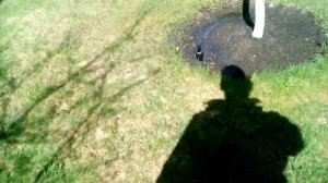 Полив плодового сада с помощью баблеров автополива