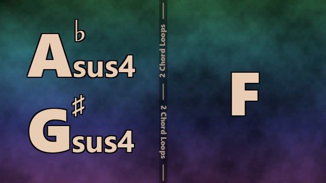Absus4 (G#sus4) to F Backing Track смотреть онлайн