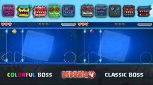 RED BALL 4 'All Classic Bosses' vs 'All Color Mix Bosses' with Blue & Yellowberry Balls (MUST WATCH