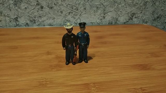 Солдатики из пластилина "Шериф и Полицейский" смотреть онлайн