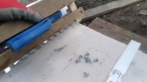 Каретка для клея, кладка газоблока. Гребёнка для газоблока, ускорение процесса в несколько раз.