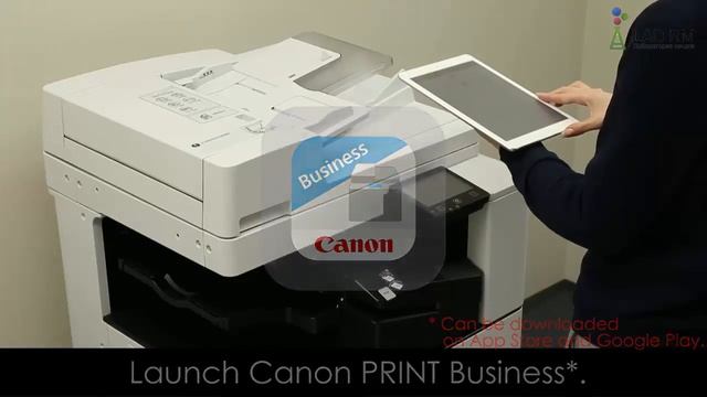 Как делать печать с мобильных устройств на CANON ImageRUNNER C3025i.