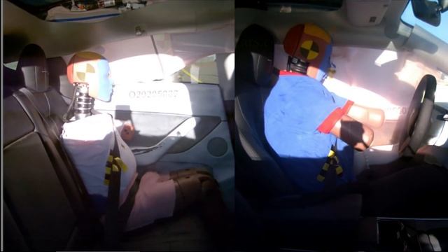 Tesla Model Y ALL Crash Tests [Front, Side, Side-Pole] (2020)