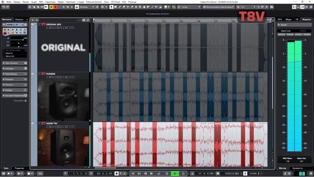 Студийные мониторы Pioneer VM80 Vs ADAM Audio T8V