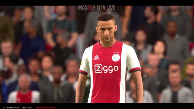 AJAX ( AMSTERDAM ) VS SPARTAK ( MOSCOW ) / ЛЕГЕНДАРНЫЙ УРОВЕНЬ ФИФА 20 / НОЧНАЯ ЛИГА / 02.10. 2020 смотреть онлайн